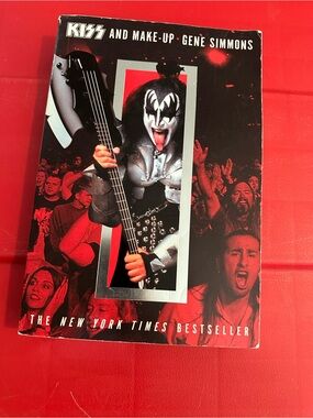 KISS: Gene Simmons Make-Up Guide — Black & Red Paperback (signed copy)